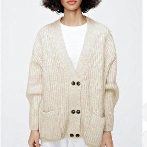 Zara Women's Cream Cardigan